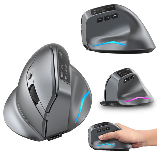 F-26C 2.4GHz Wireless Gaming Mouse 6 Buttons 3200DPI  Ergonomic Optical Mice, Optical Gaming Computer Mouse for PC or Laptop