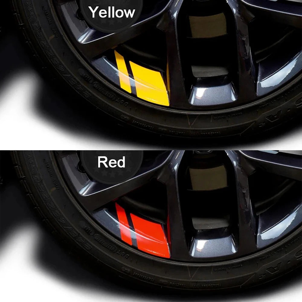 Car Wheel Reflective Stickers Auto Safety Warning Sticker Reflector Protective Strip Film for Trucks Auto Motorcycle Stickers