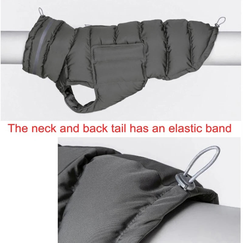 Keep your dog warm this winter with a Waterproof, Fleece Vest. Thickened material for real warmth.