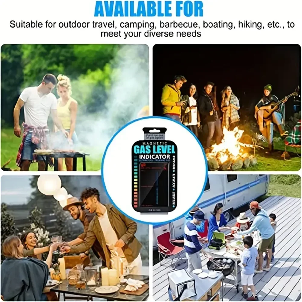 Gas Indicator Level Practical Propane Butane LPG Fuel Gas Tank Level Indicator For Measurement Of Gases. Adhesive Product