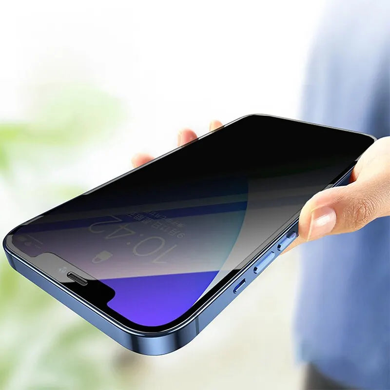 4PCS Privacy Screen Protector, prevents your screen from being read. For iPhone only, Tempered Glass