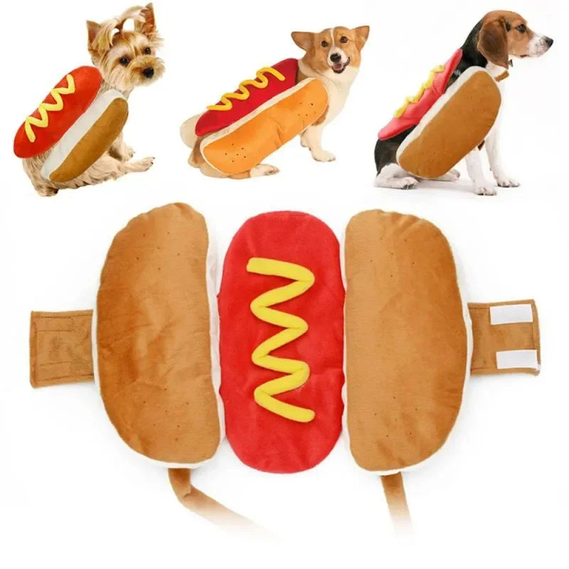You've seen them before, now you can get one. Funny Hot Dog shaped costume.  Comes in small, medium and large.