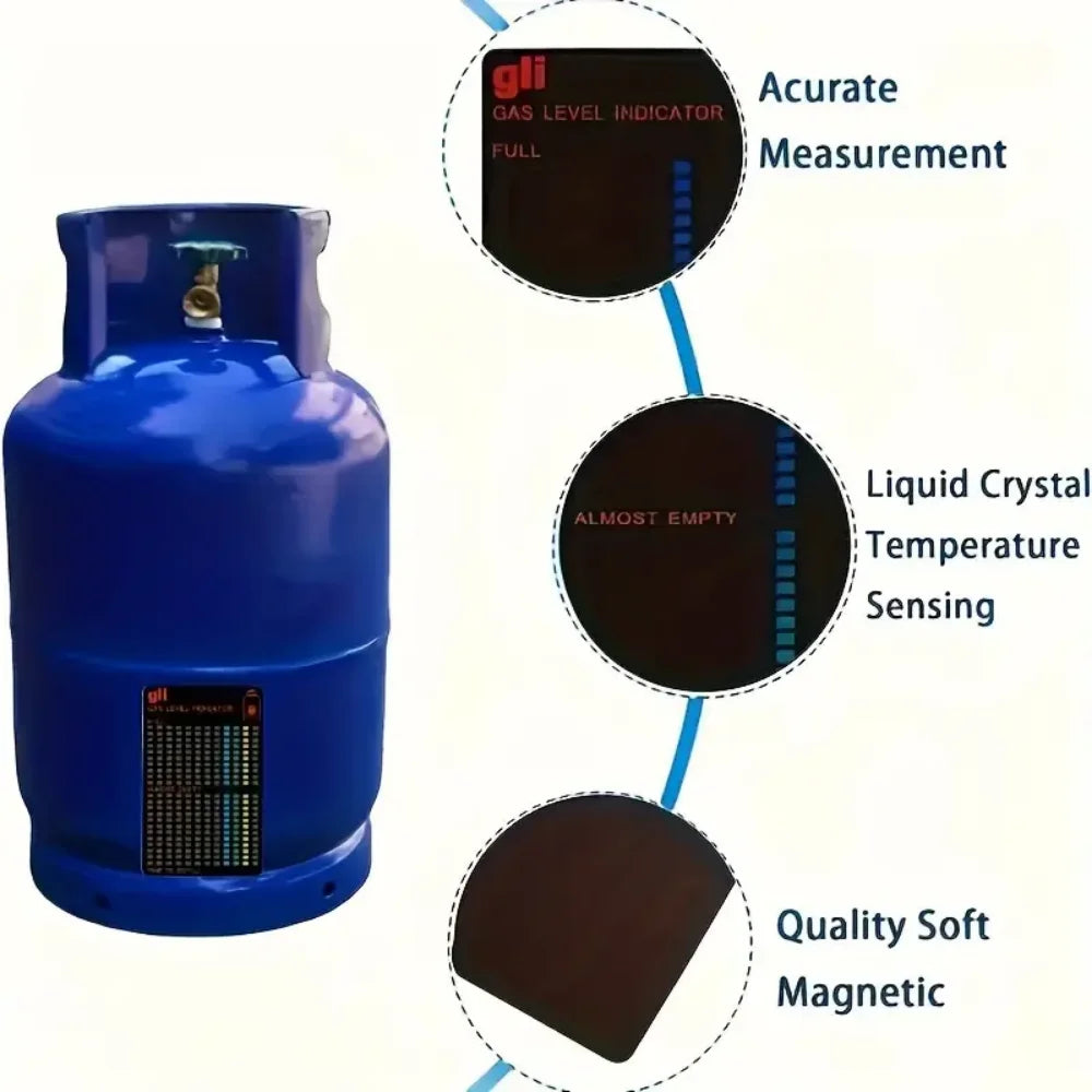 Gas Indicator Level Practical Propane Butane LPG Fuel Gas Tank Level Indicator For Measurement Of Gases. Adhesive Product