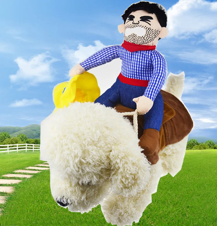Hilarious dog rider style costumes. A wide range of styles and sizes to choose from.