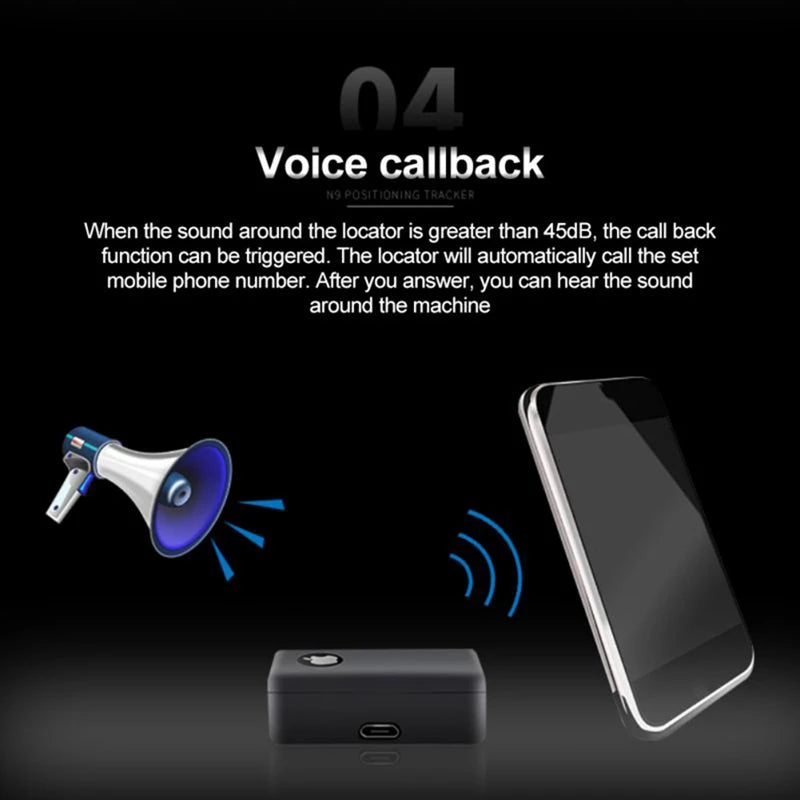 GSM Remote Voice Monitor Audio Device Portable Mini Listening Bug