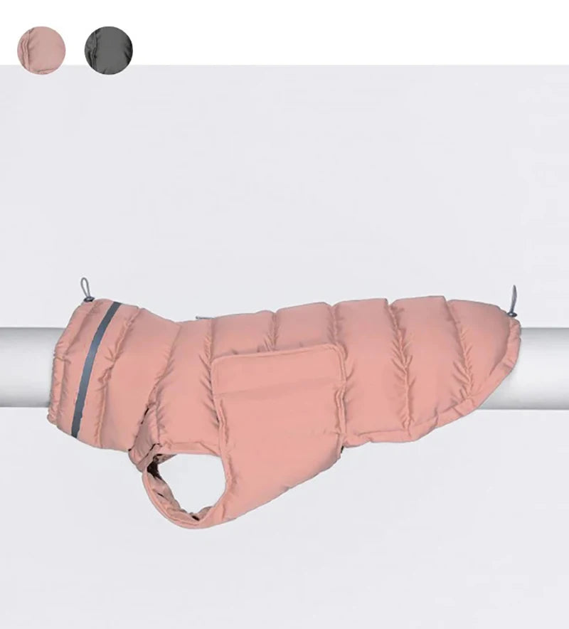 Keep your dog warm this winter with a Waterproof, Fleece Vest. Thickened material for real warmth.