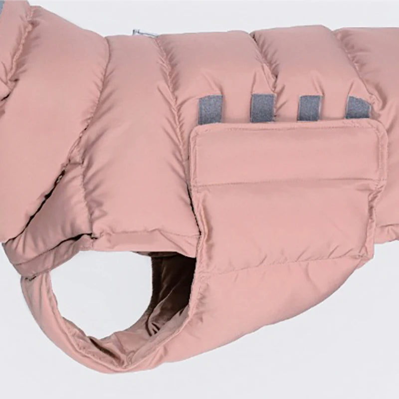Keep your dog warm this winter with a Waterproof, Fleece Vest. Thickened material for real warmth.