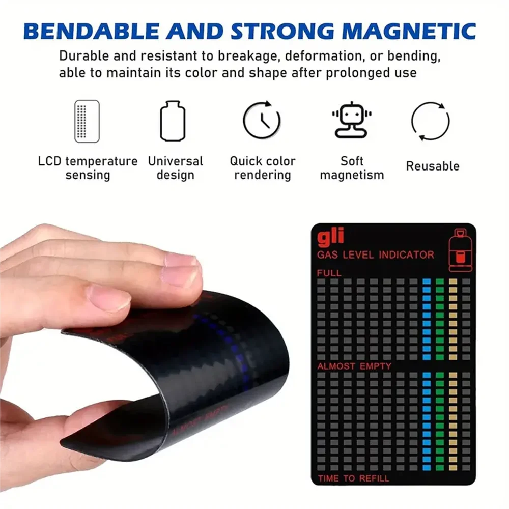 Gas Indicator Level Practical Propane Butane LPG Fuel Gas Tank Level Indicator For Measurement Of Gases. Adhesive Product
