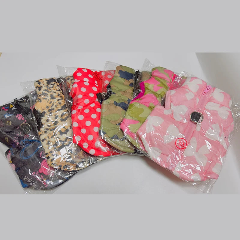 Keep your pet Warm and dry this Winter. 6 cool styles to choose from.