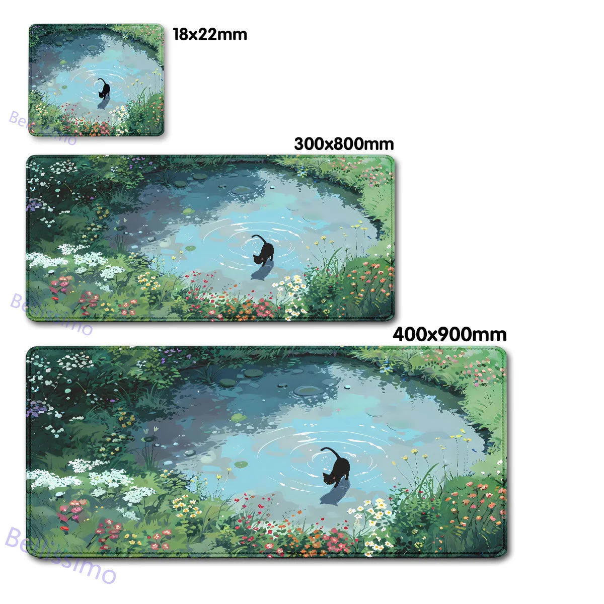 XXL Rubber mousepad Large Gaming Deskmat