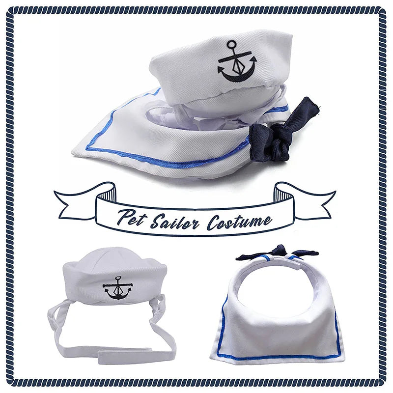 Well, "Hello Sailor". Adorable sailor suit for your little mate.