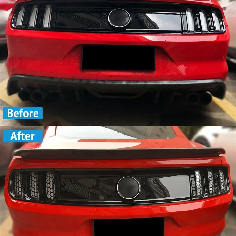 Car Honeycomb Stickers Car Stylish Tail Lights DIY Hollow Protector Decals Auto Rear Lamp Decoration Wrap Film Sticker