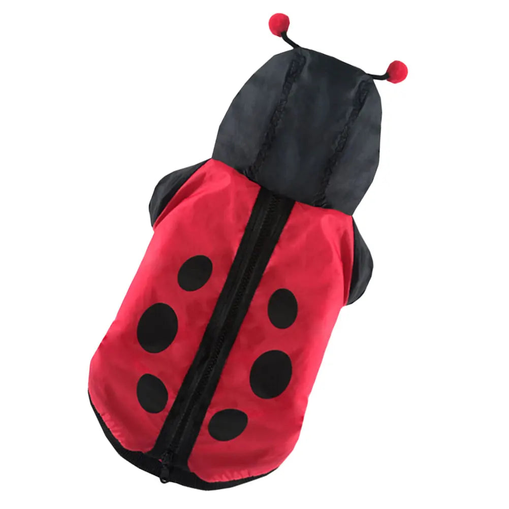 Cute Ladybug Dog Costume - Have the cutest dog in your neighbourhood.