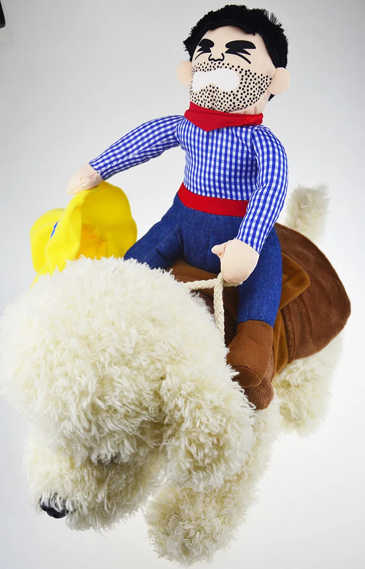 Hilarious dog rider style costumes. A wide range of styles and sizes to choose from.