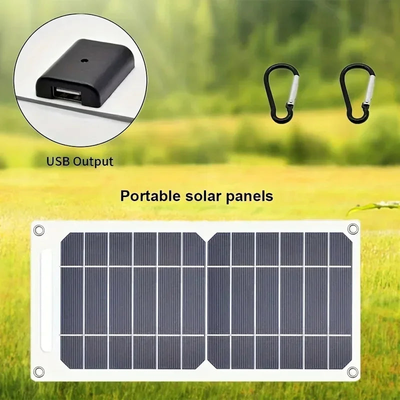 5V 35W Sunpower Portable Solar Panel With USB Safe Stabilize Charger For Phone Power Bank Outdoor Camping Home RV Gift Use