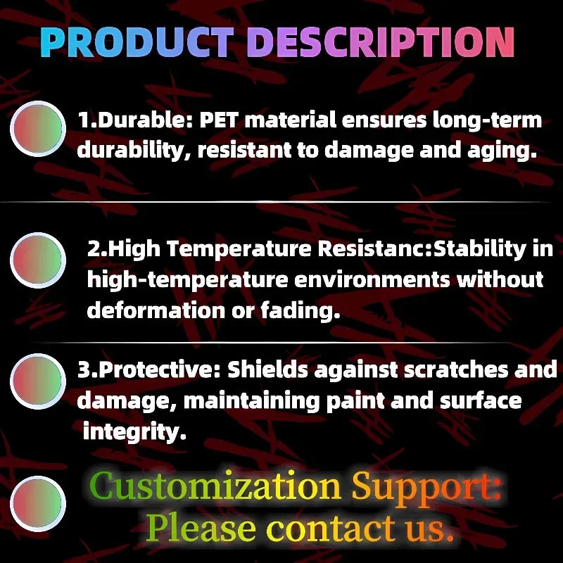 2PC JDM Samurai PET Car Stickers Auto B Pillar Waterproof Center Column Decoration Cover Scratches DIY Car Doors Pillar Decals