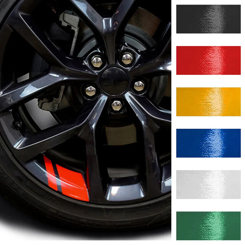 Car Wheel Reflective Stickers Auto Safety Warning Sticker Reflector Protective Strip Film for Trucks Auto Motorcycle Stickers
