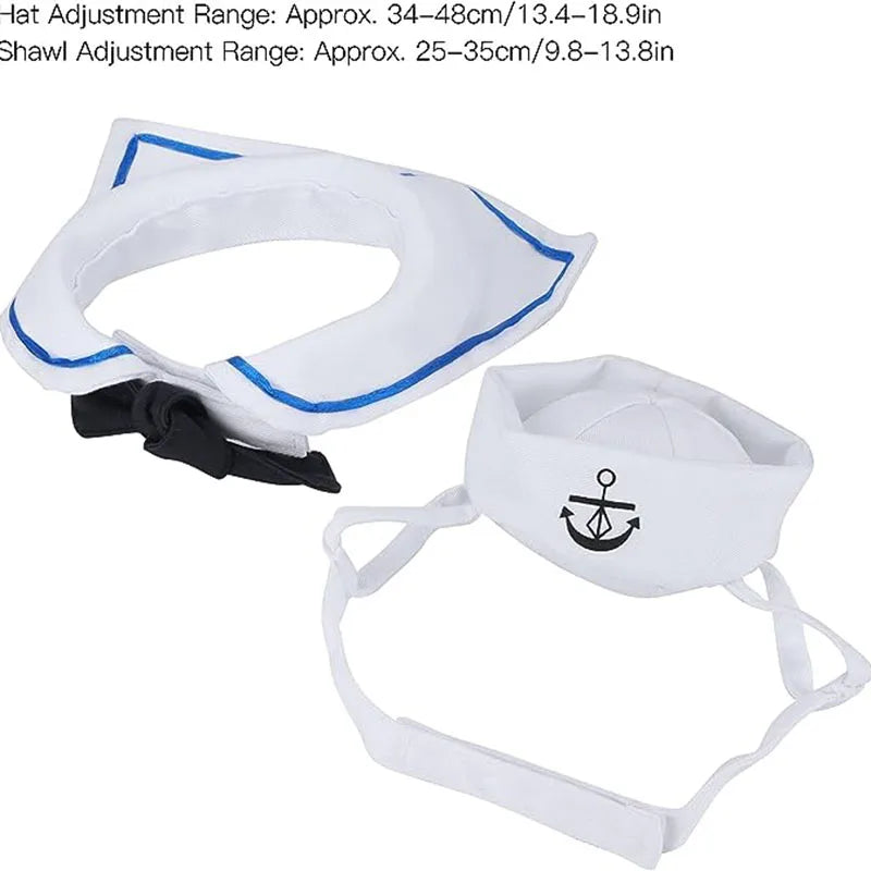 Well, "Hello Sailor". Adorable sailor suit for your little mate.