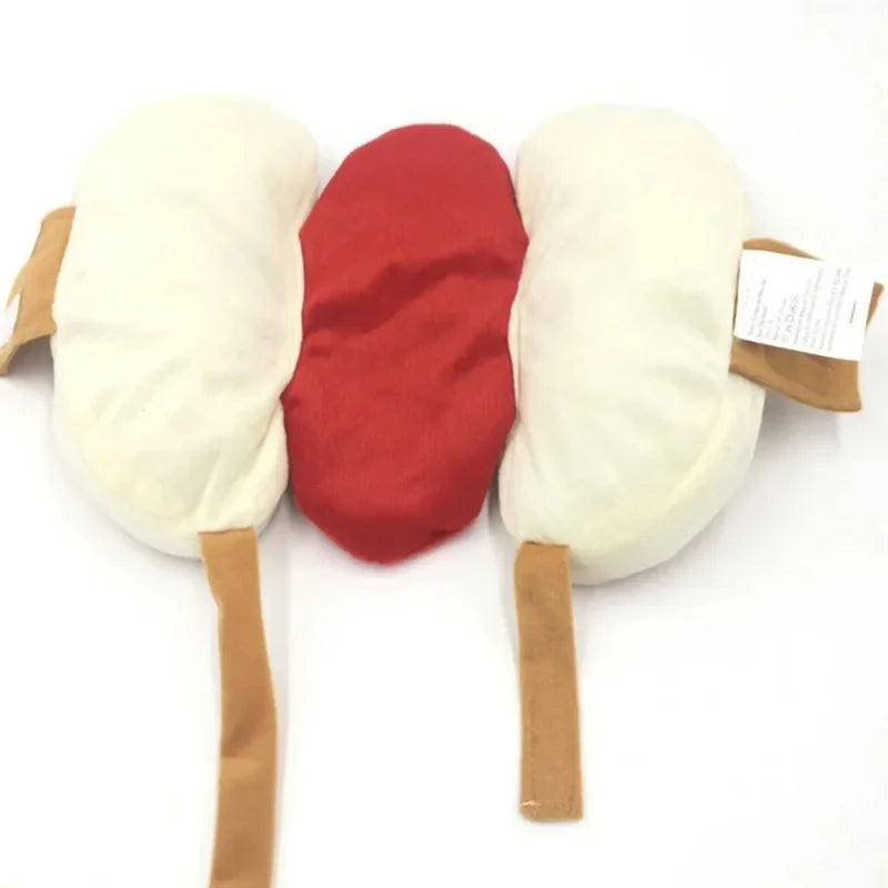 You've seen them before, now you can get one. Funny Hot Dog shaped costume.  Comes in small, medium and large.